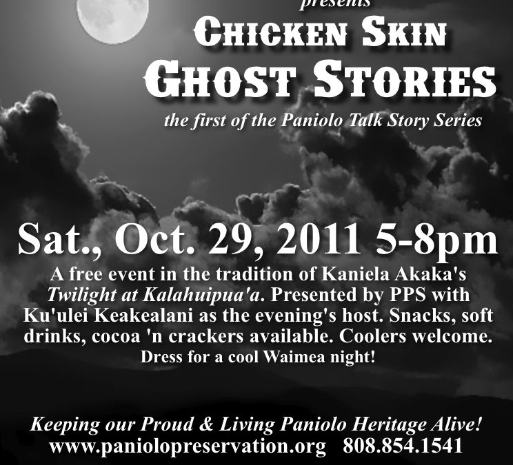 Chicken Skin Ghost Stories! Free Event