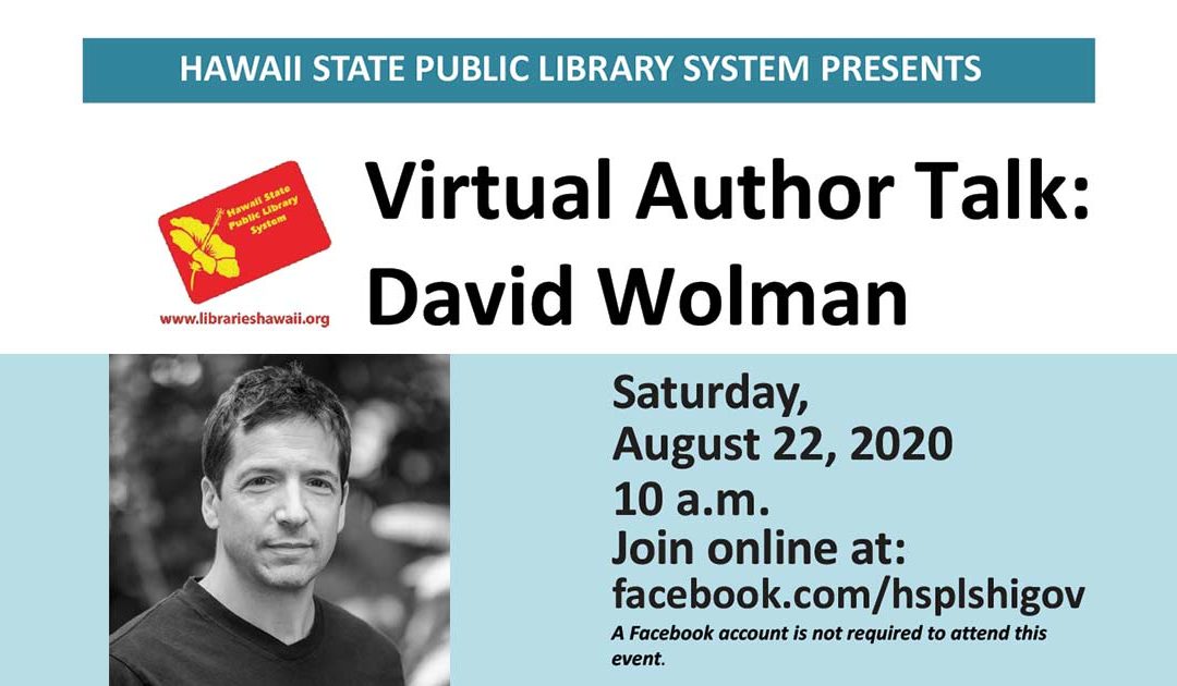 Virtual Author Talk: David Wolman