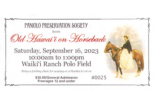 Old Hawaii on Horseback 2023